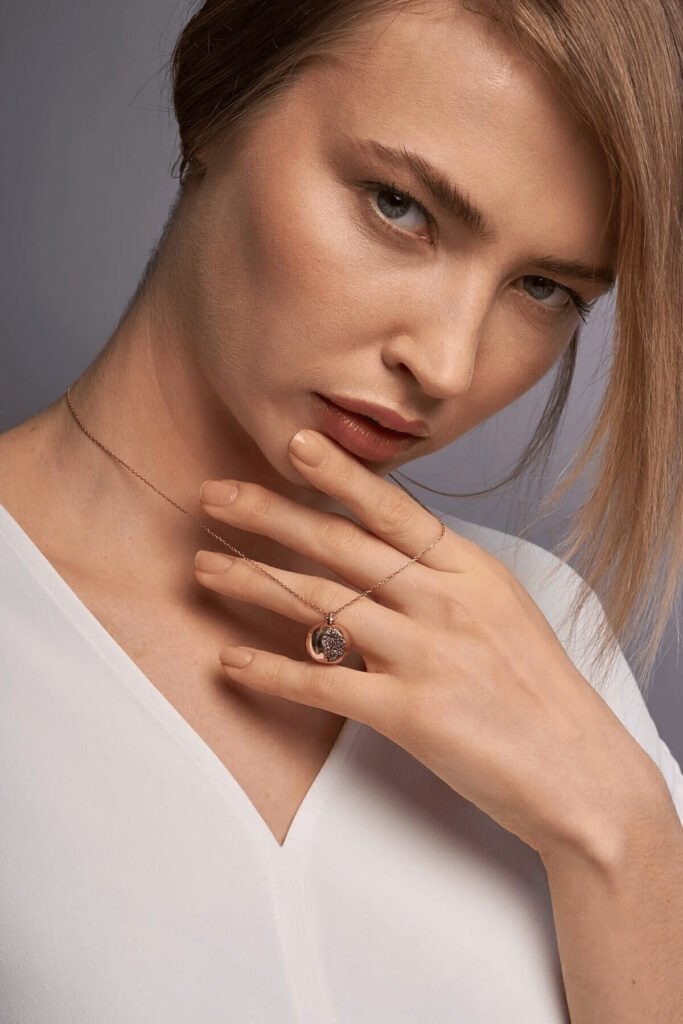 Bolluk ve Bereket Narı 925 Ayar Gümüş Kolye | 18 Ayar Vermeil Premium Rose Altın Kaplama