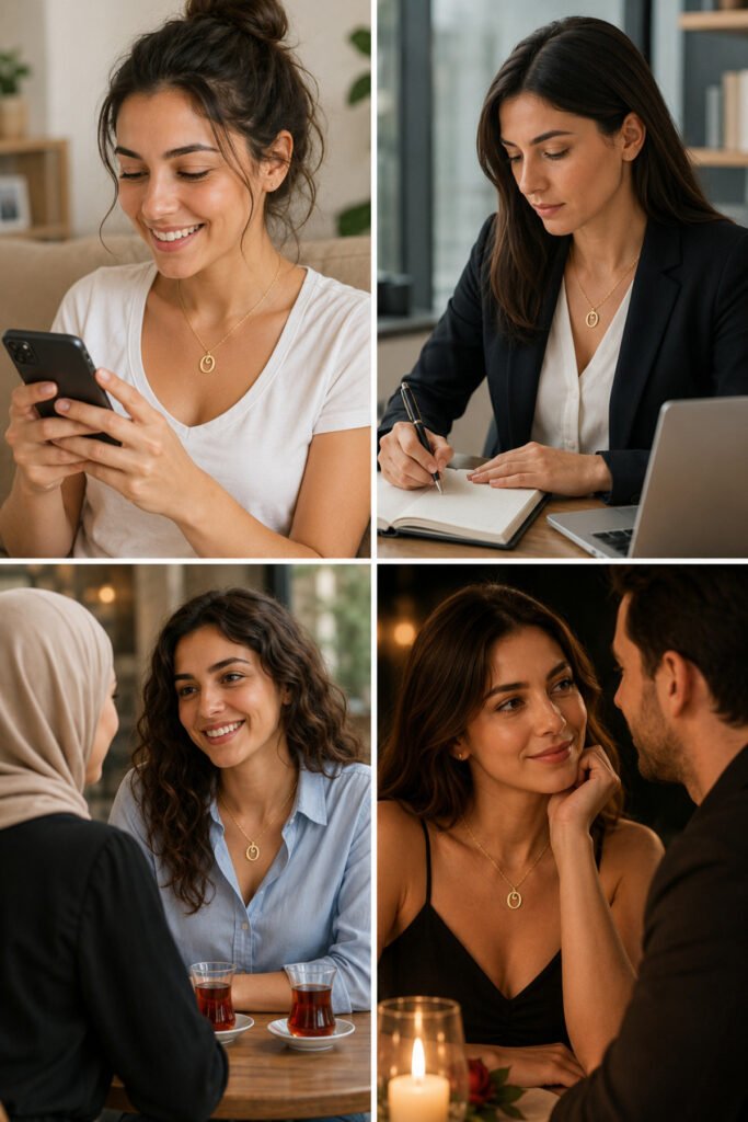 O Harfi 925 Ayar Gümüş Kolye | 18 Ayar Vermeil Premium Sarı Altın Kaplama